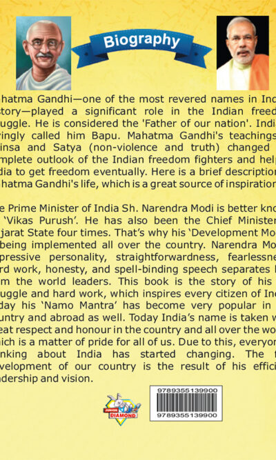 Biography of Indian Leaders for Kids : Mahatma Gandhi and Narendra Modi-10176