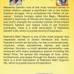 Biography of Indian Leaders for Kids : Mahatma Gandhi and Rabindranath Tagore-10178