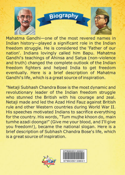 Biography of Indian Leaders for Kids : Mahatma Gandhi and Subhash Chandra Bose-10184