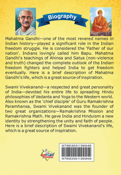 Biography of Indian Leaders for Kids : Mahatma Gandhi and Swami Vivekananda-10300