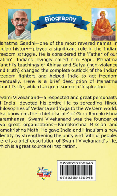 Biography of Indian Leaders for Kids : Mahatma Gandhi and Swami Vivekananda-10300