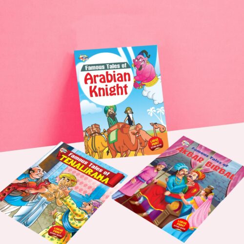 Famous Short Stories For Kids With Colourful Pictures|Bedtime Story Book - Akbar Birbal, Arabian Night, Tenaliraman And Vikram Betal-10675