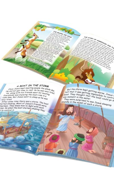 Famous Story Books for Kids|English Short Stories with Colourful Pictures|Bedtime Stories - Aesop's Tales and Bible-10662