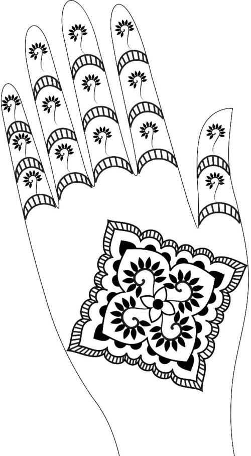 Mehandi : Colouring Book For Adults (Colouring For Peace And Relaxation)-11138