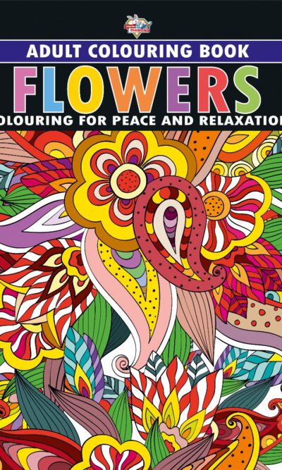 Flowers : Colouring Book for Adults (Colouring for Peace and Relaxation)-0