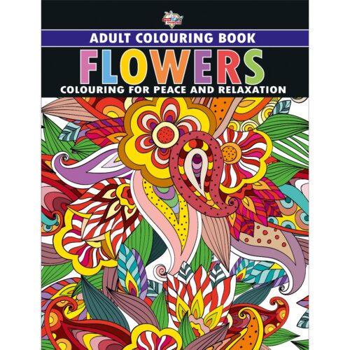 Flowers : Colouring Book For Adults (Colouring For Peace And Relaxation)-0