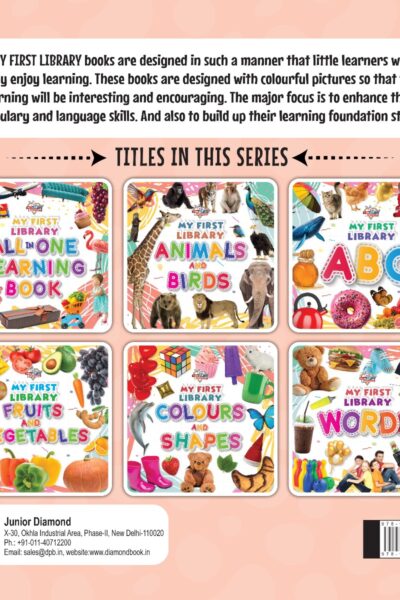 My First Library All in One Learning Book : Picture Book for Toddlers|Early Learning Book for Kids-11192