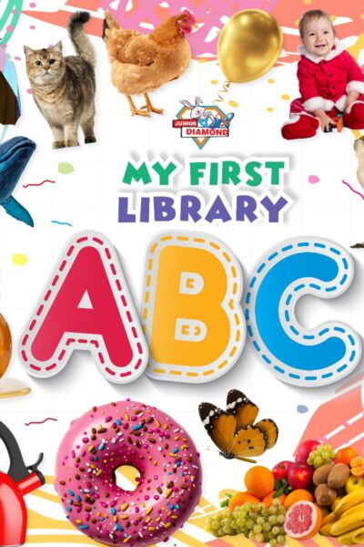 My First Library ABC : Illustarted A-Z Alphabet Book for Kids-0