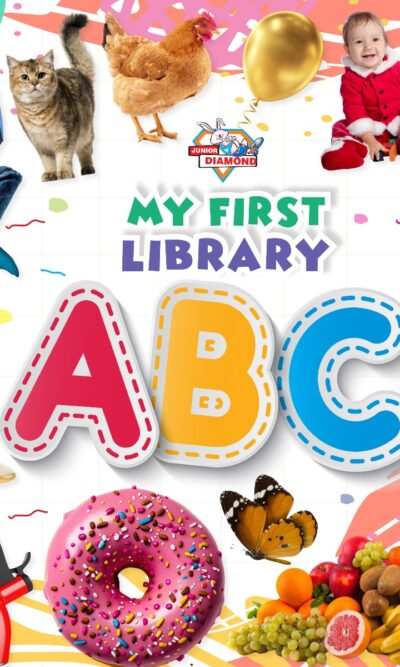 My First Library ABC : Illustarted A-Z Alphabet Book for Kids-0