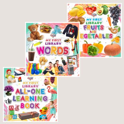 My First Learning Library Books : Fruits and Vegetables|Words|All in One Learning Book (Early Learning Books for Kids|Children Growth and Development Books)-0