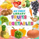 My First Learning Library Books : Fruits and Vegetables|Words|All in One Learning Book (Early Learning Books for Kids|Children Growth and Development Books)-11773