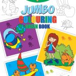 Jumbo Colouring Book for Kids : Green|Yellow (Best Gift to Children for Painting and Colouring)-11785