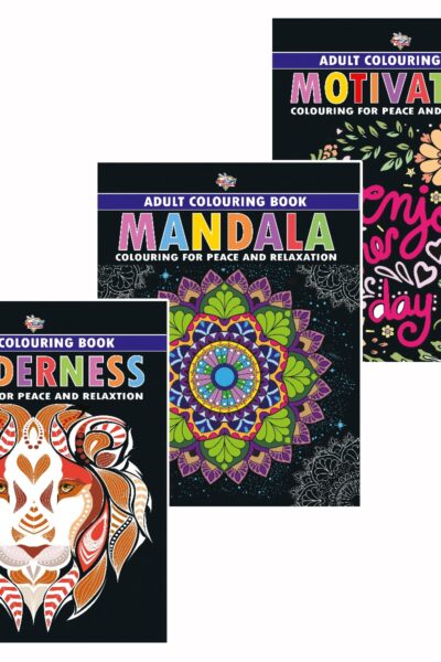 Colouring Book for Adults : Mandala|Motivation|Wilderness (Adult Colouring Books for Peace & Relaxation)-0