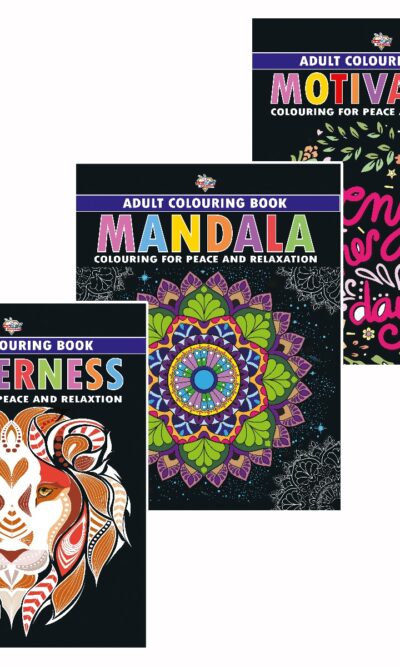 Colouring Book for Adults : Mandala|Motivation|Wilderness (Adult Colouring Books for Peace & Relaxation)-0