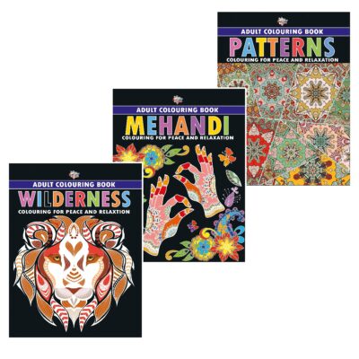 Colouring Book for Adults : Mehandi|Wilderness|Patterns (Adult Colouring Books for Peace & Relaxation)-0