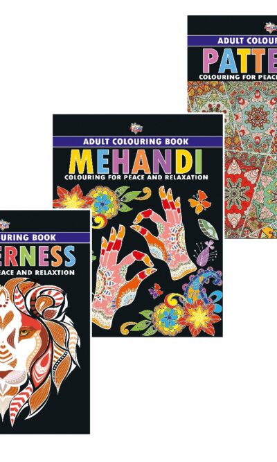 Colouring Book for Adults : Mehandi|Wilderness|Patterns (Adult Colouring Books for Peace & Relaxation)-0