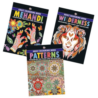 Colouring Book for Adults : Mehandi|Wilderness|Patterns (Adult Colouring Books for Peace & Relaxation)-12209