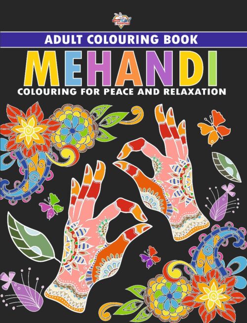 Colouring Book For Adults : Mehandi|Wilderness|Patterns (Adult Colouring Books For Peace &Amp; Relaxation)-11740