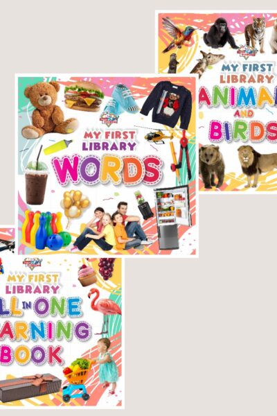 My First Learning Library Books : Words|Animals and Birds|All in One Learning Book (Early Learning Books for Kids|Children Growth and Development Books)-0