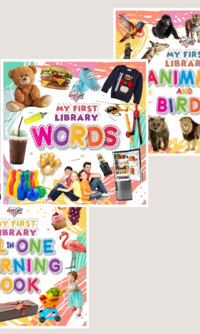 My First Learning Library Books : Words|Animals and Birds|All in One Learning Book (Early Learning Books for Kids|Children Growth and Development Books)-0