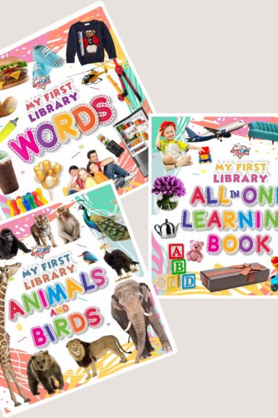 My First Learning Library Books : Words|Animals and Birds|All in One Learning Book (Early Learning Books for Kids|Children Growth and Development Books)-11767