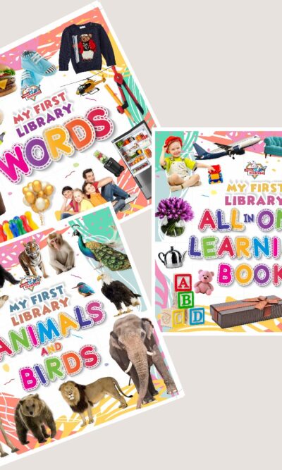 My First Learning Library Books : Words|Animals and Birds|All in One Learning Book (Early Learning Books for Kids|Children Growth and Development Books)-11767