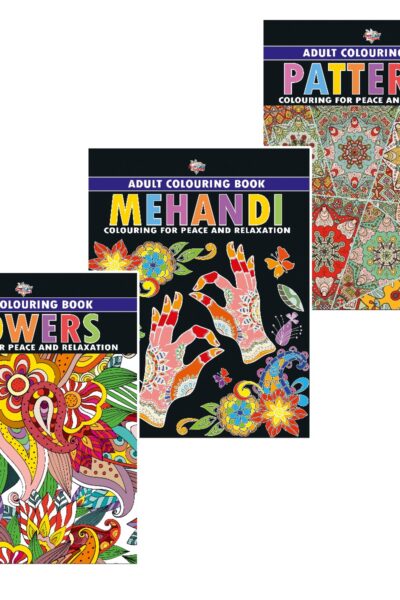 Colouring Book for Adults : Flowers|Mehandi|Patterns (Adult Colouring Books for Peace & Relaxation)-0