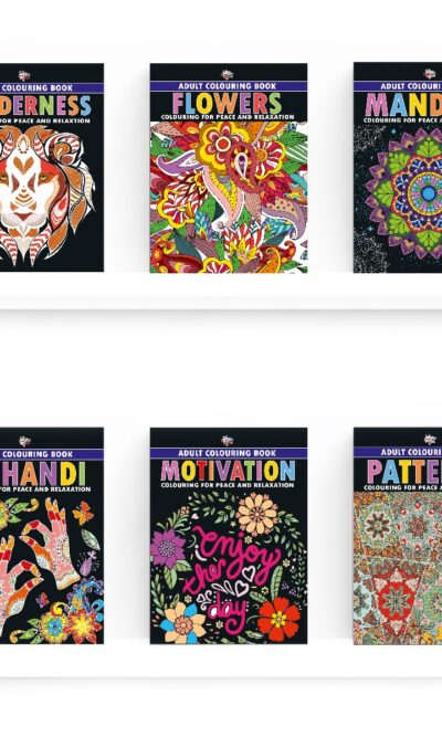 Colouring Book for Adults : Mandala|Flowers|Motivation|Mehandi|Wilderness|Patterns (Adult Colouring Books for Peace & Relaxation)-12215