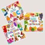 My First Learning Library Books : ABC|Fruits and Vegetables|Colours and Shapes (Early Learning Books for Kids|Children Growth and Development Books)-11762