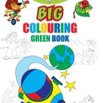 Big Colouring Green Book for 5 to 9 years old | Kids Fun Activity and Colouring Book for Children-0