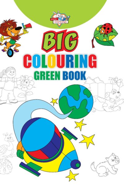 Big Colouring Green Book for 5 to 9 years old | Kids Fun Activity and Colouring Book for Children-0