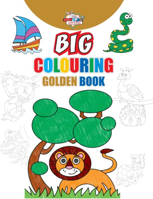 Big Colouring Golden Book For 5 To 9 Years Old Kids| Fun Activity And Colouring Book For Children-0