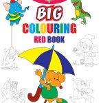 Big Colouring Red Book for 5 to 9 years old | Kids Fun Activity and Colouring Book for Children-0