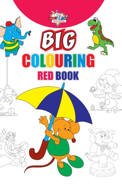 Big Colouring Red Book for 5 to 9 years old | Kids Fun Activity and Colouring Book for Children-0