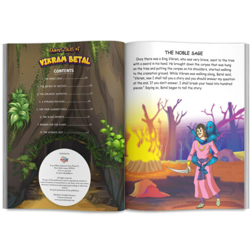 Famous Tales Of Vikram-Betal : Story Book For Kids|Classic Tales From India-12359