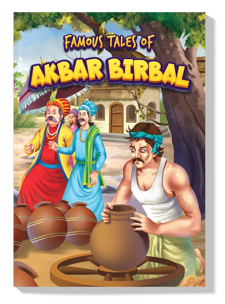 Famous Tales of Akbar Birbal : Story Book for Kids|English Short Stories with Colourful Pictures-0