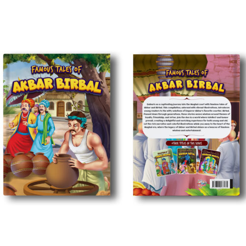 Famous Tales Of Akbar Birbal : Story Book For Kids|English Short Stories With Colourful Pictures-12326