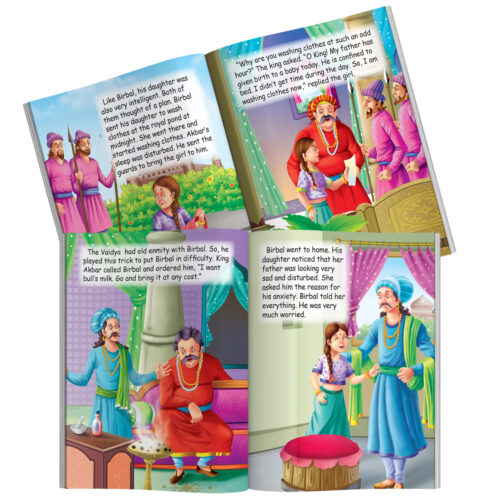 Famous Tales Of Akbar Birbal : Story Book For Kids|English Short Stories With Colourful Pictures-12328