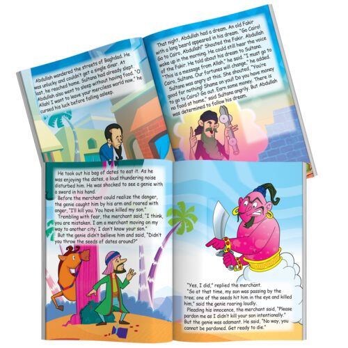 The Best Of Arabian Nights : English Short Stories With Colourful Pictures|Story Book For Kids|Bedtime Children Story Book-12384