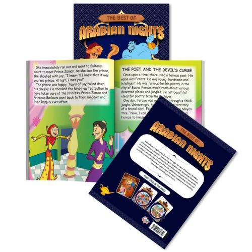 The Best Of Arabian Nights : English Short Stories With Colourful Pictures|Story Book For Kids|Bedtime Children Story Book-12386