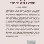 Reminiscences of A Stock Operator