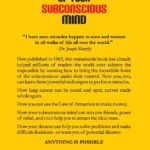 The Power Of Your Subconscious Mind- back cover