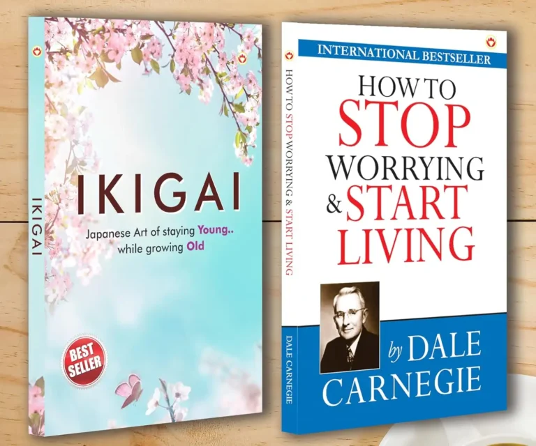 Best Motivational Books In English - Ikigai + How to Stop Worrying & Start Living-0