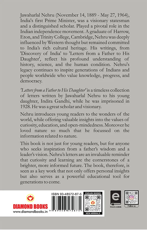 Letters from a Father to his Daughter : Fatherly wisdom in heartfelt letters by Jawaharlal Nehru-1