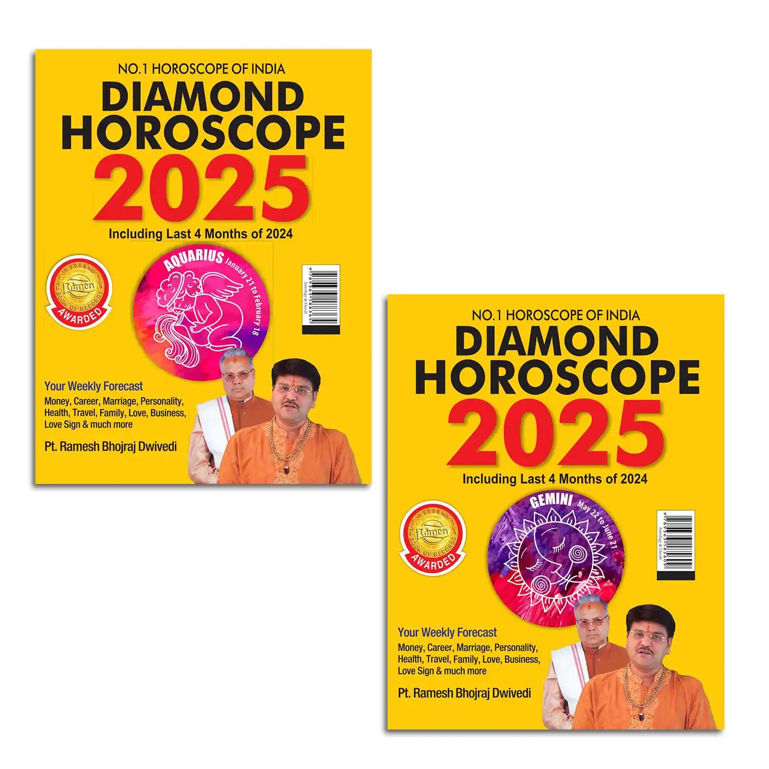 Diamond Horoscope 2025 : The Ultimate Zodiac Sun Sign Book for Aquarius + Gemini