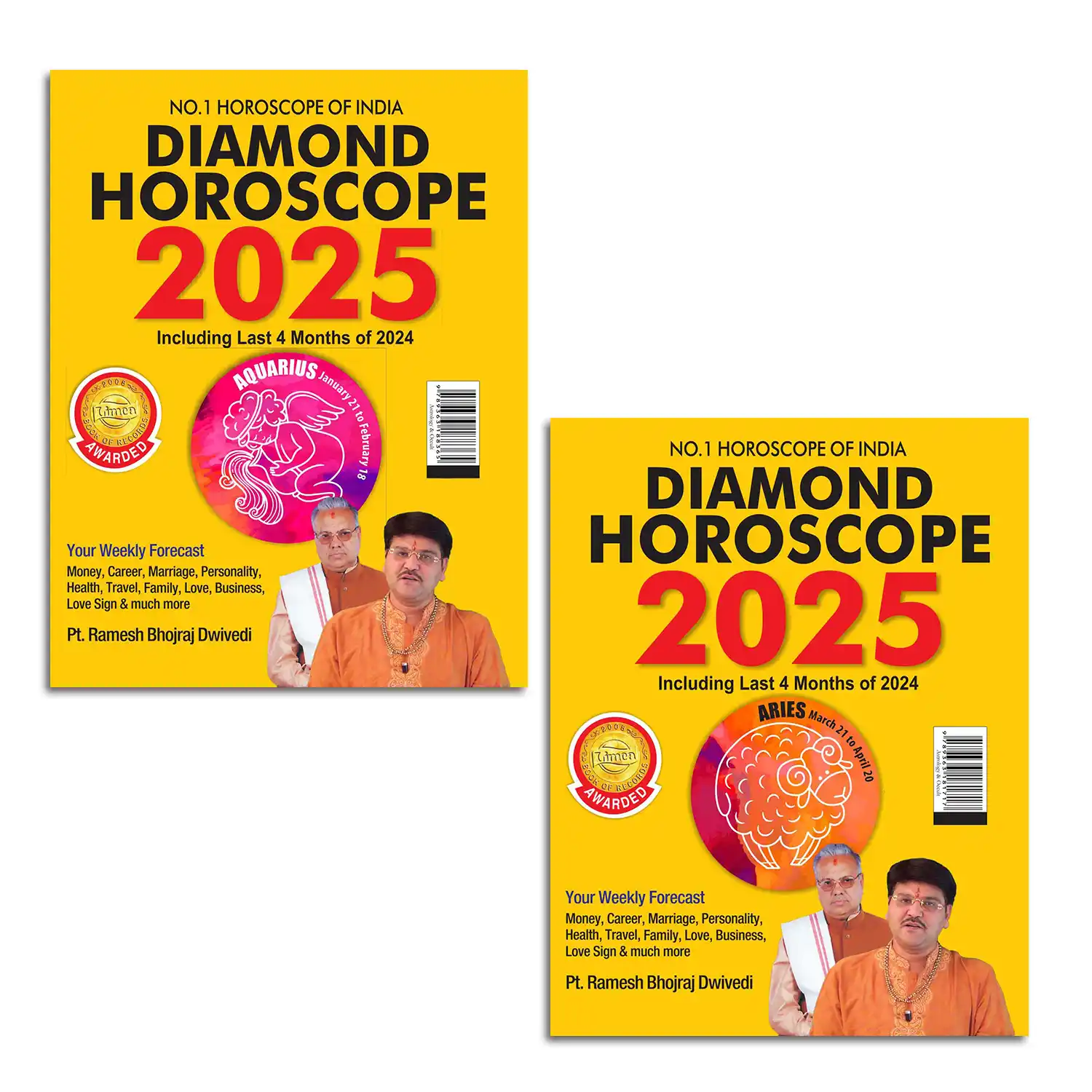 Diamond Horoscope 2025: The Ultimate Zodiac Sun Sign Book for Aquarius + Aries -1