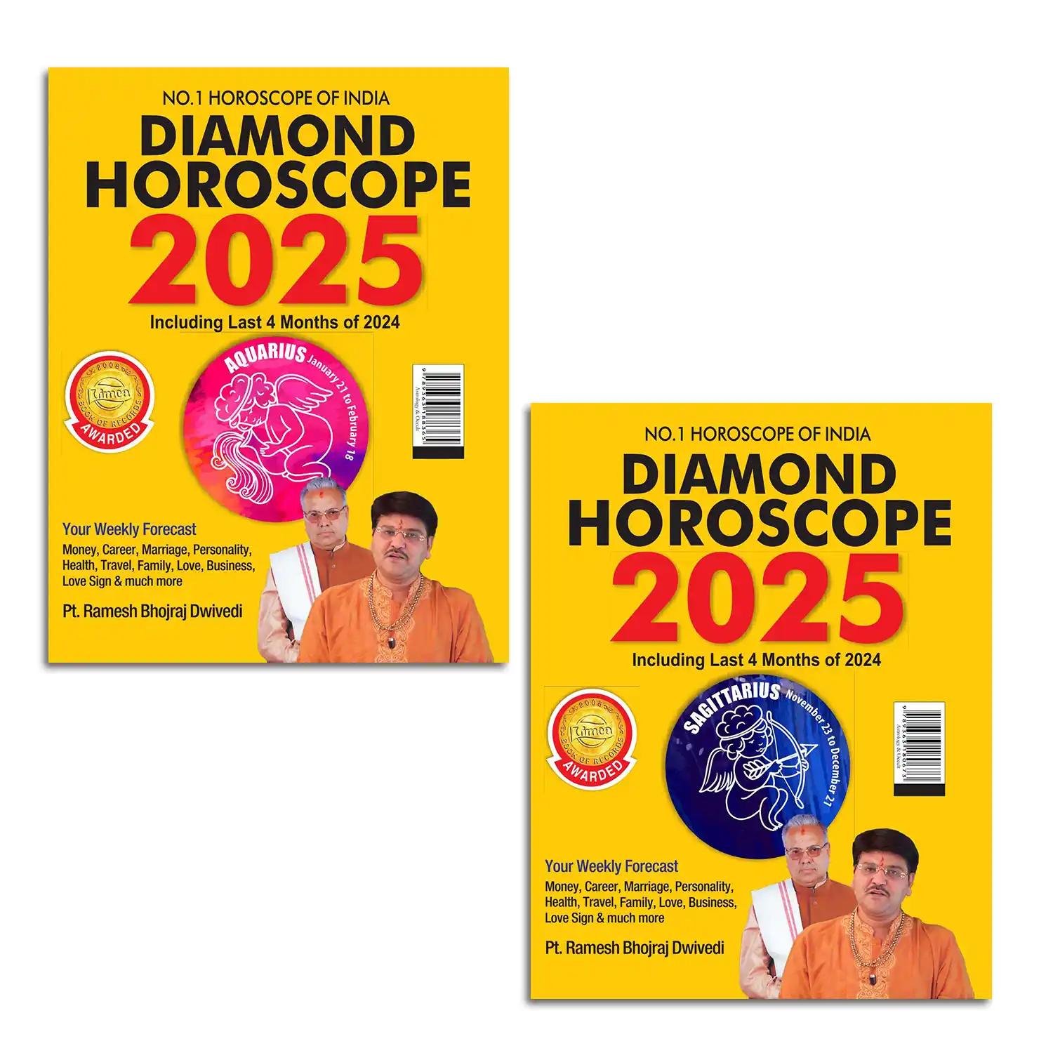 Diamond Horoscope 2025 : The Ultimate Zodiac Sun Sign Book for Aquarius + Sagittarius -1