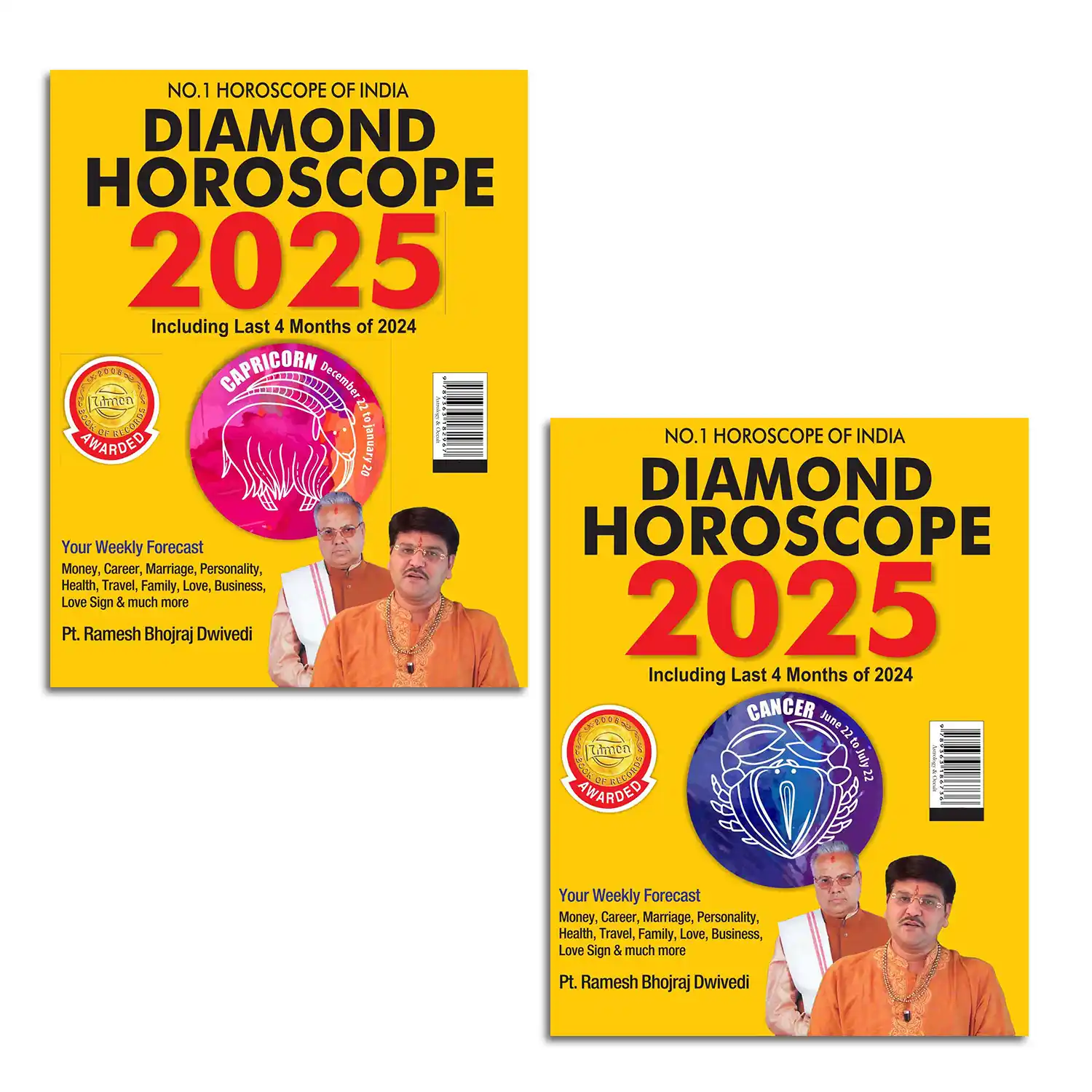 Diamond Horoscope 2025 : Capricorn + Cancer |Sun Sign books |Zodiac Sign-1