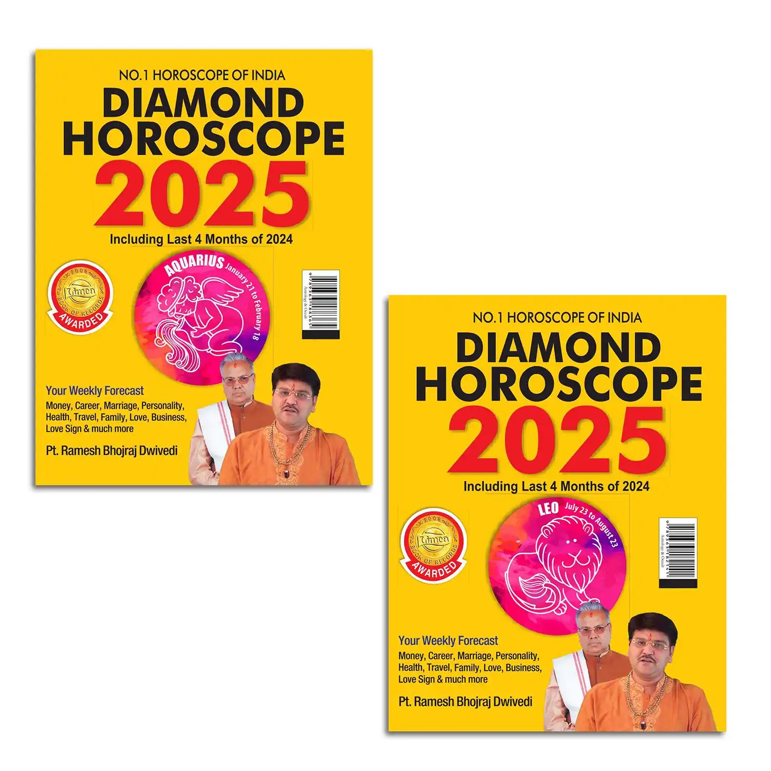 Diamond Horoscope 2025 : The Ultimate Zodiac Sun Sign Book for Aquarius + Leo-1