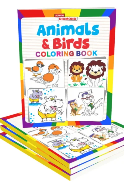 Animals And Birds Colouring Book - Fun Colouring Activity Book For Preschool Kids And Toddlers | Best Painting And Coloring Book-2